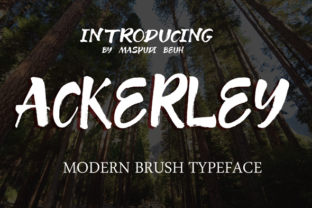 Ackerey Font for Handmade Projects and Creative Branding