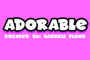 Adorable Font for Creative Editorial Design