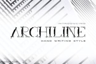 Archiline: A Hand Scratched Font That Elevates Brand Identity