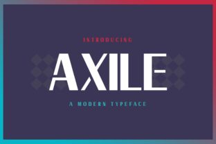 Axile Font for Playful Branding and Modern Design