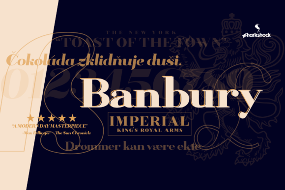 Banbury: A Timeless Display Font for Handmade Creators