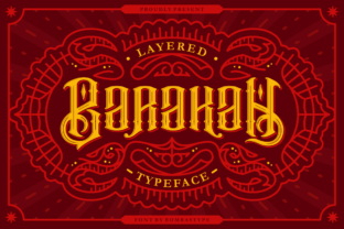 Barakah: A Vintage-Inspired Font for Handmade Creations