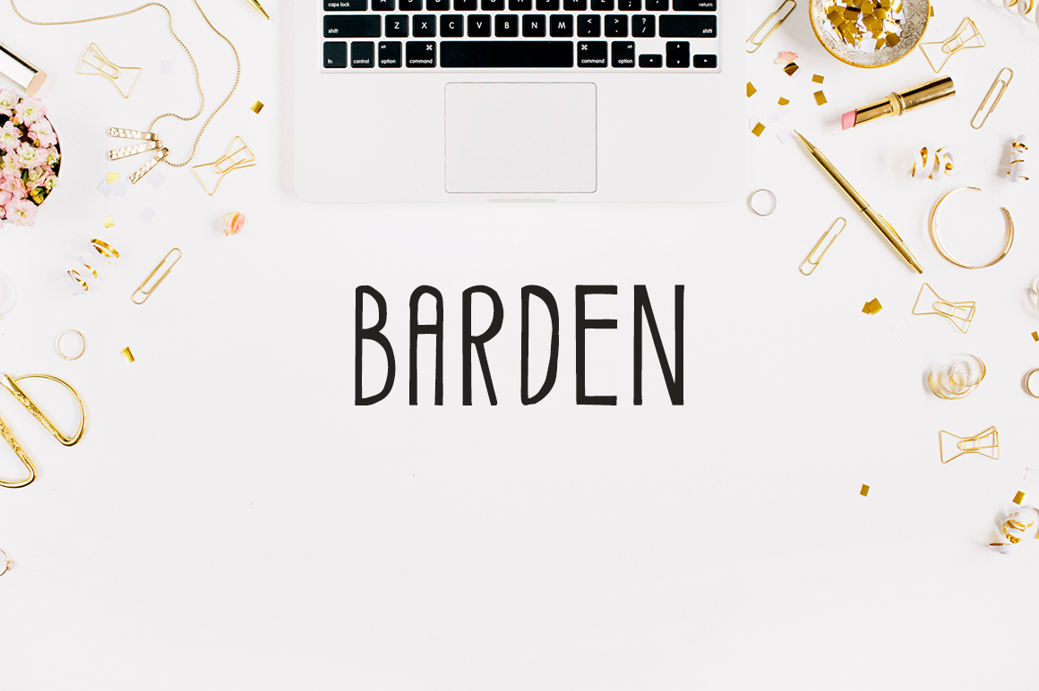 Barden Display Font for Timeless Editorial Design