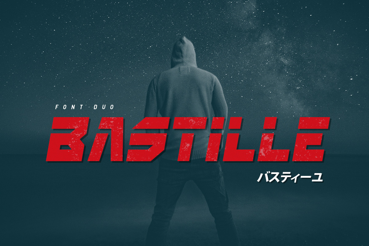 Bastille Display Font for Bold Digital Designs