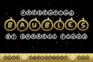 Baubles: A Festive Font for Seasonal Campaigns