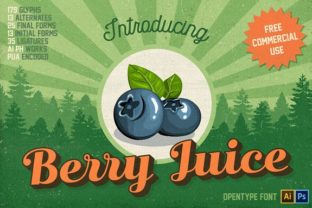 Berry Juice: A Vintage Font That Elevates Your Brand