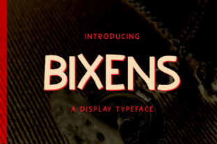 Bixens Font for Editorial Design and Creative Projects