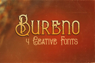Bureno: A Vintage Style Font for Editorial Design and Branding
