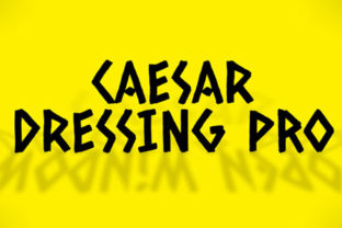 Caesar Dressing Pro: A Font That Elevates Your Brand’s Visual Identity