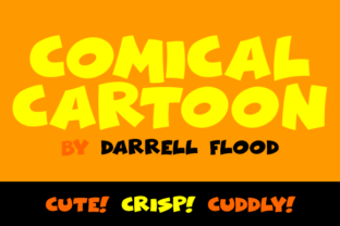 Comical Cartoon Font for Fun and Functional Designs