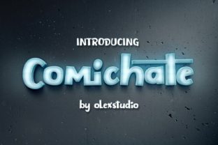 Comichate: A Display Font That Elevates Handmade Creations