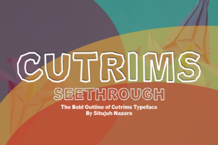 Cutrims Seethrough for Bold Editorial Designs