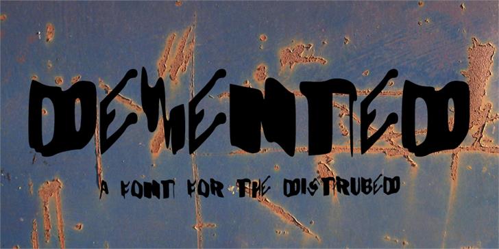 Demented: A Bold Display Font for Editorial Design
