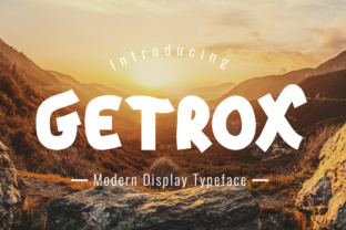 Getrox: A Playful Display Font for Creative Makers