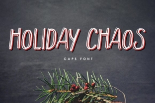Holiday Chaos Font for Eye-Catching Editorial Design