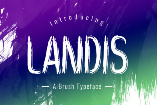Landis Font for Playful and Professional Craft Projects