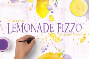 Lemonade Fizzo Font for Handmade Creations