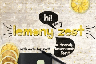Lemony Zest Font Review for Branding Projects