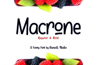 Macrone: A Playful Display Font for Creative Projects