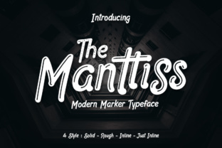 Manttiss: A Modern Marker Font for Bold Brand Campaigns