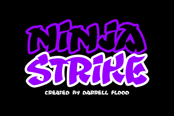 NinjaStrike Font for Bold Digital Branding