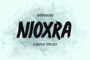 Nioxra – A Display Font for Modern Web Design