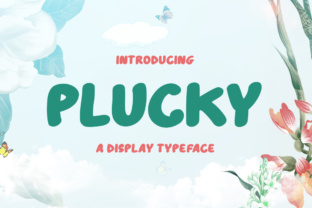 Plucky: A Bold and Modern Display Font for Editorial Projects