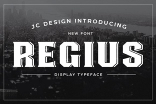 Regius: The Retro Display Font for Bold Branding and Digital Impact