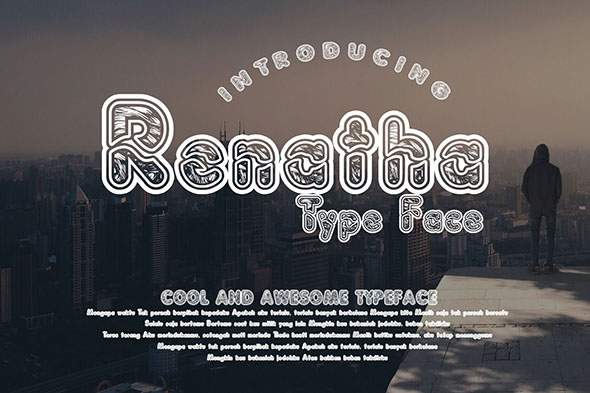 Renatha Font for Editorial Design and Branding