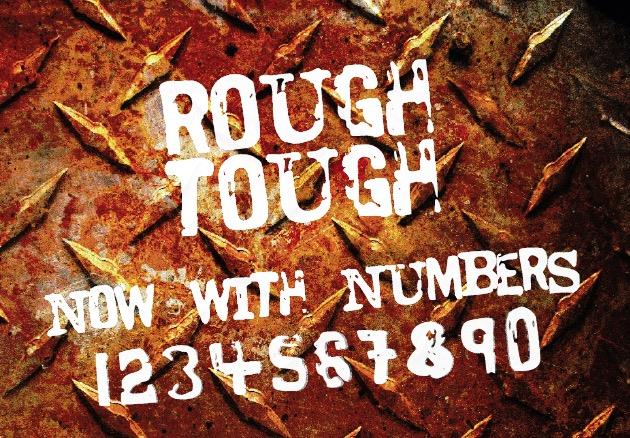 Rough Tough: A Font for Crafters Who Love Texture and Character