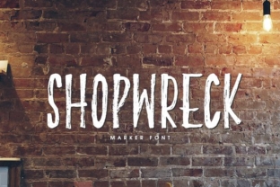 Shopwreck Font for Branding That Feels Handcrafted and Professional