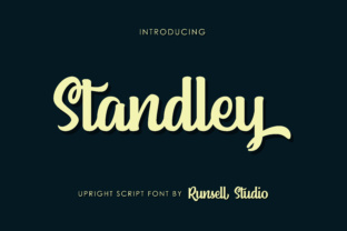 Standley Font for Handmade Projects and Creative Branding