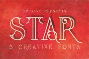 Star Red: A Versatile Display Font for Editorial Design and Branding