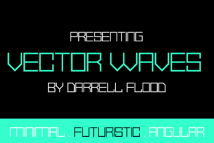 Vector Waves: A Futuristic Display Font for Modern Campaigns
