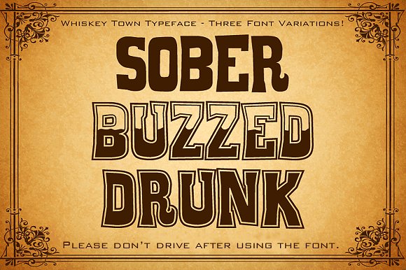 Whiskey Town: The Font That Adds Western Charm to Your Campaigns